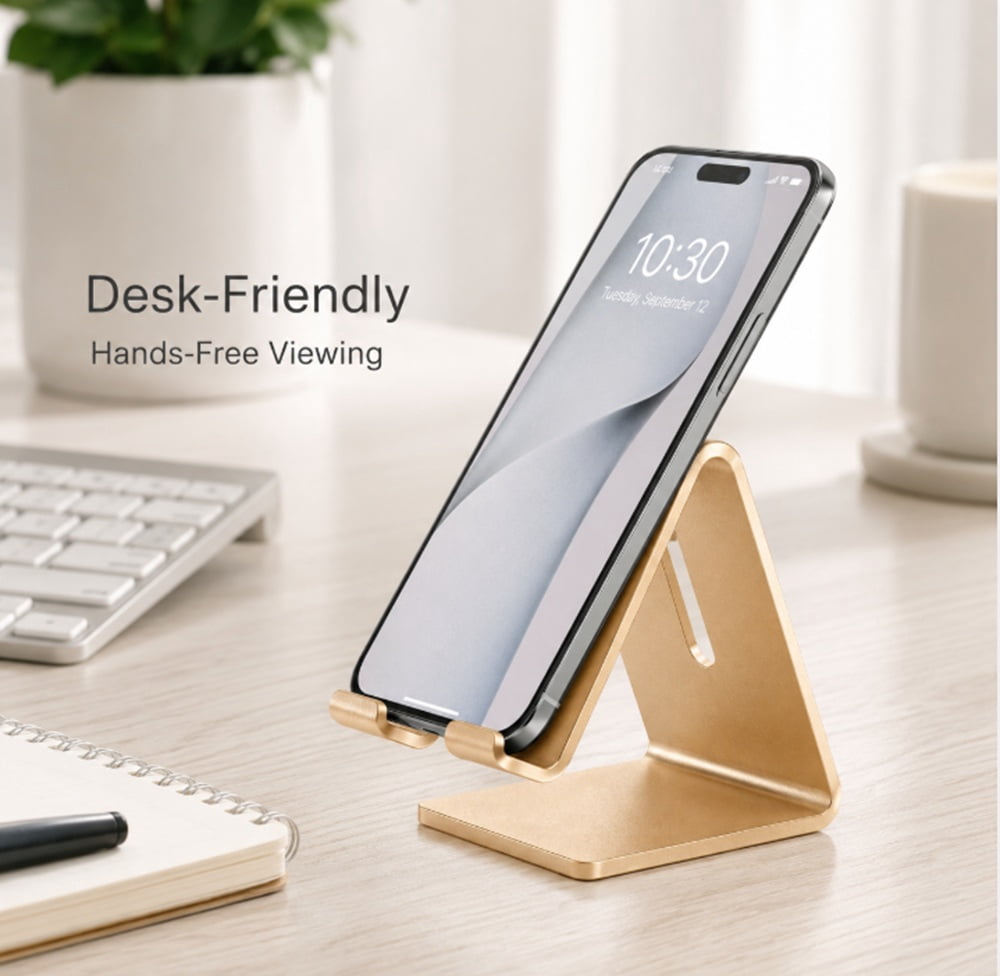 Aluminium Desk Stand for Phones and Small Tablets, Single Unit - Image 5