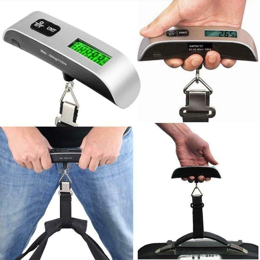 Handheld Luggage Scale, Digital Hanging Weigher up to 110 Pounds - Image 5