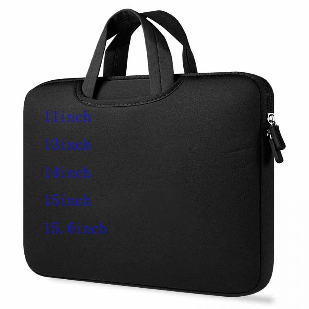 Padded Laptop Sleeve in Neoprene, Zip Case for 11 to 15.6 Inch Notebooks - Image 2