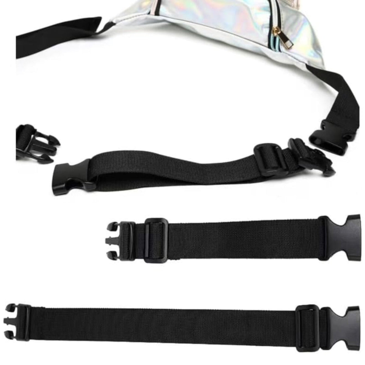 Belt Extender Strap in Black Nylon, 2.5 Metre Extension for Waist Packs - Image 6
