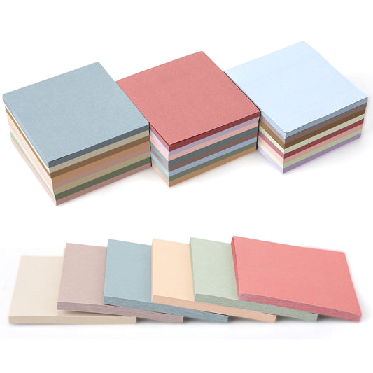Sticky Note Bundle, 24 Pads of 3 x 3 Inch Memo Paper in 12 Assorted Colours