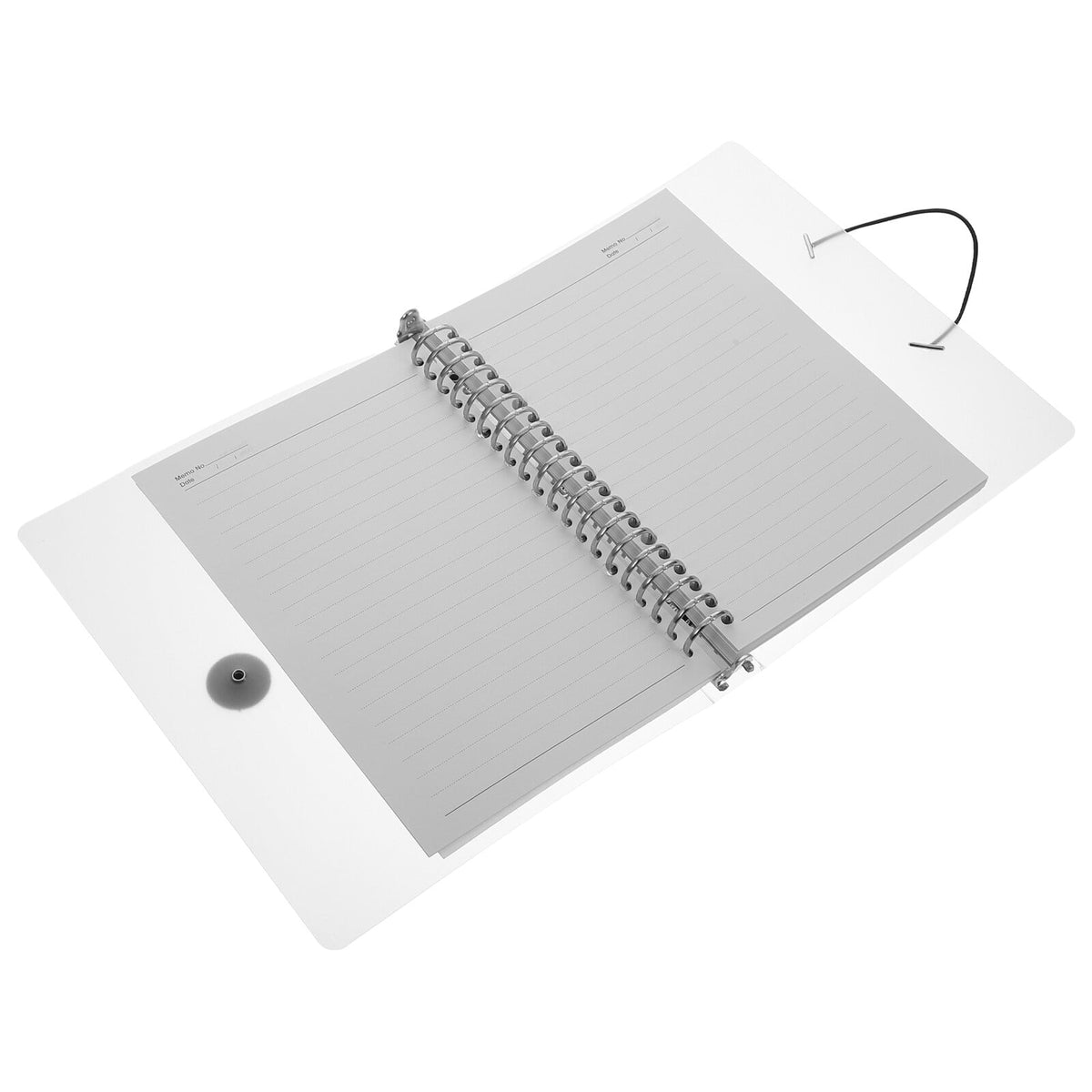 Refillable Loose-Leaf Notebook, 9.1 x 7.1 Inch Binder with Steel Disc Rings - Image 2